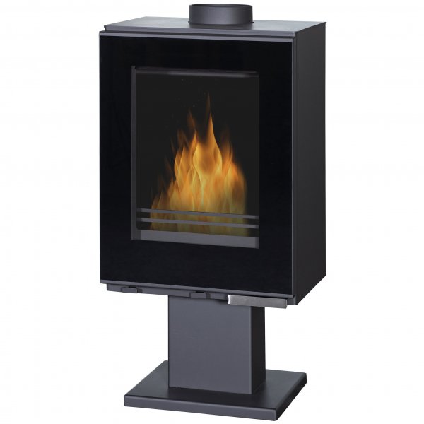 Peisovn 9 kW | Vedfyrt peis med glassfront | Raumo