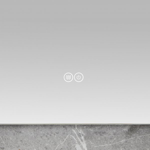 Baderomsspeil | LED lys sider | Dimmer og ber�ringskontroll | Rektangul�r