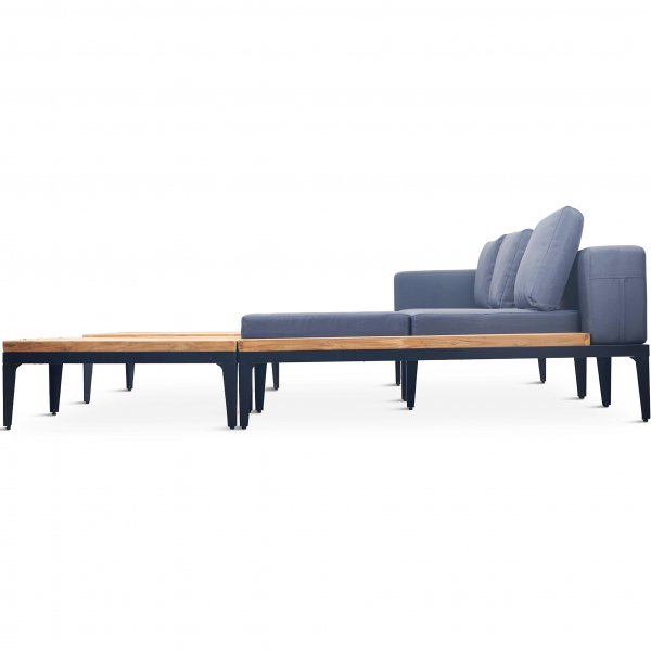 Eksklusiv loungegruppe i teak og aluminium - Björkskär Eksklusiv loungegruppe i teak og aluminium - Björkskär