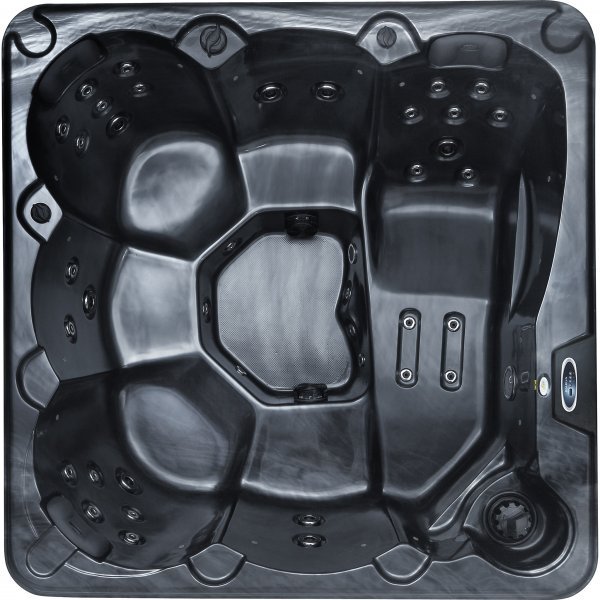 Spabad Poseidon Blackline � 5�6 personer | Lucite� akryl, Gecko� sirkulasjonspumpe og Balboa� system | 2026