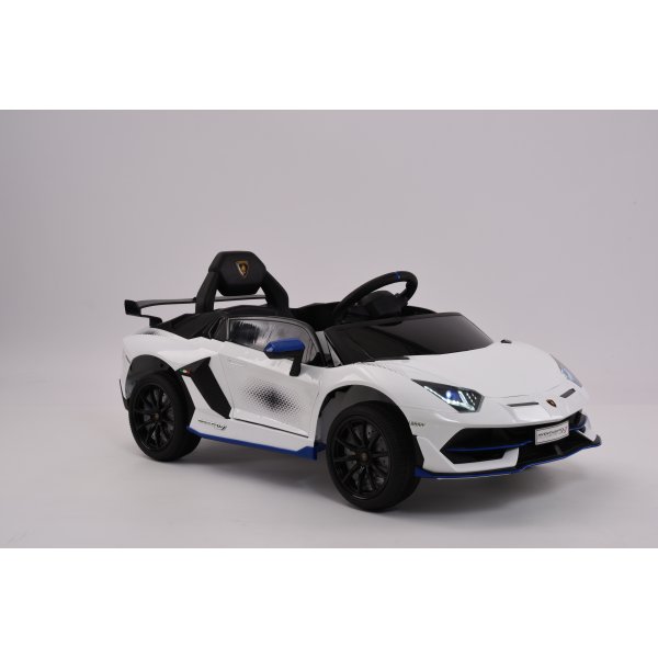 Elektrisk bil for barn Lamborghini | 12V, 2x390 motorer, 4,5Ah, hvit