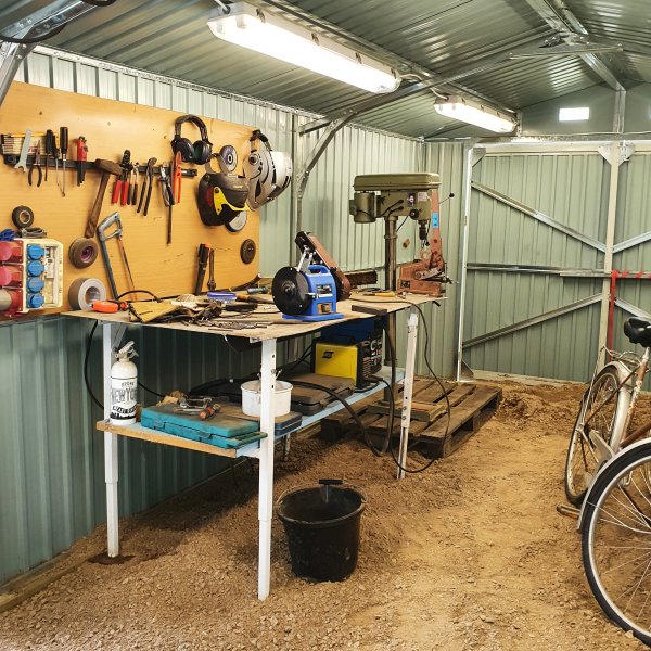 Metall garasje 18m | Komplett byggesett