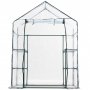 Lite drivhus i plast 1m | Stlramme med PVC-belegg