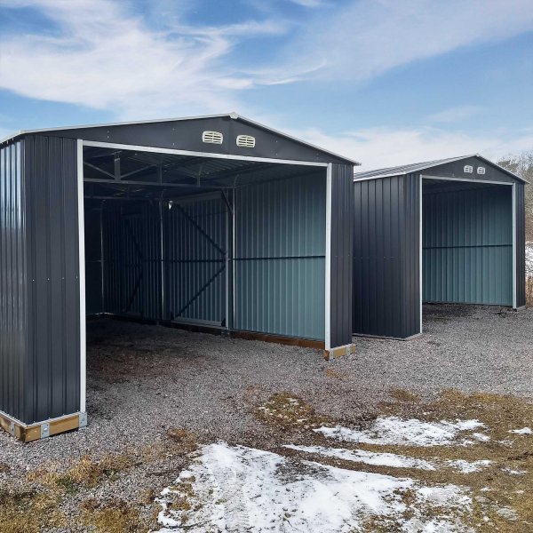 Metall garasje 23m² | Komplett byggesett | Premium Metall garasje 23m² | Komplett byggesett | Premium