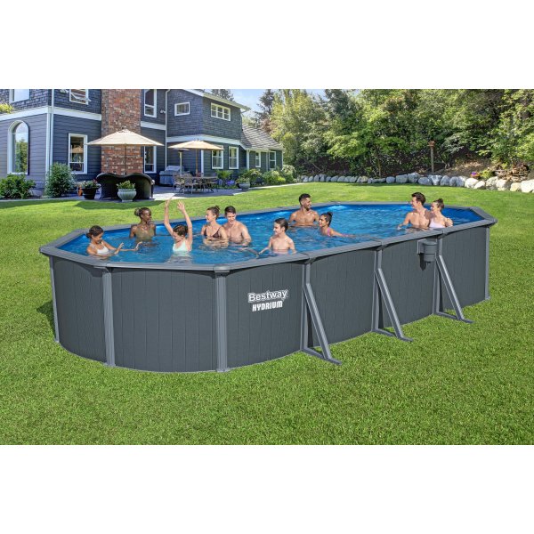 Hydrium 561CW st�lbasseng 7,32 � 3,66 � 1,32 m | Robust hel�rsbasseng fra Bestway