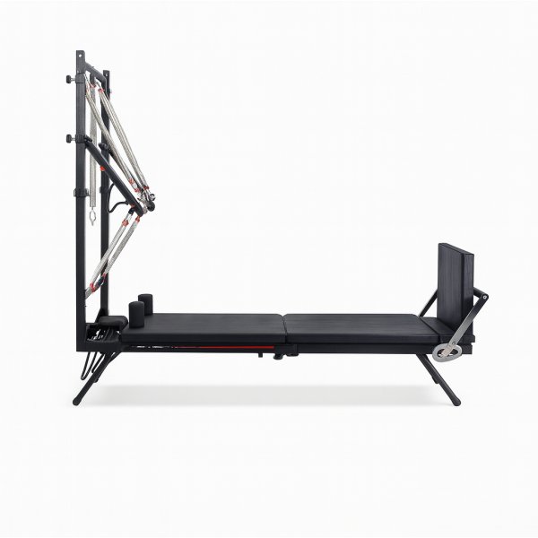 Pilates reformer med half trapeze | Kompakt pilatesmaskin for hjem, studio og rehab