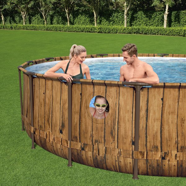 Bestway basseng ovan mark Ø5,49m | Power Steel Swim Vista II (56977) Bestway basseng ovan mark Ø5,49m | Power Steel Swim Vista II (56977)