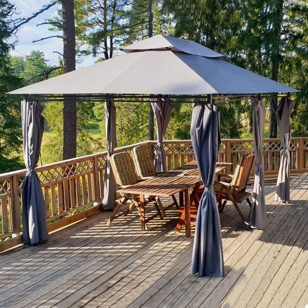 Paviljong 4x3 m inkl. paviljongvegger Paviljong 4x3 m inkl. paviljongvegger