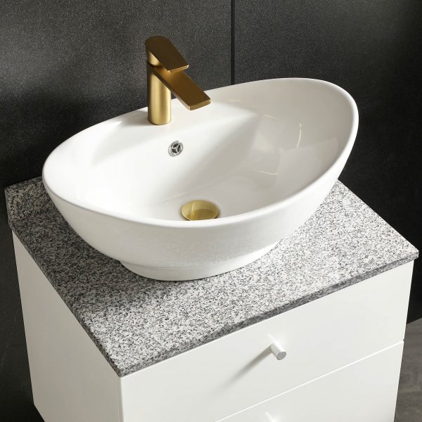 Kommode 60cm | Marmor benkeplate | Med servant | Cauda Kommode 60cm | Marmor benkeplate | Med servant | Cauda