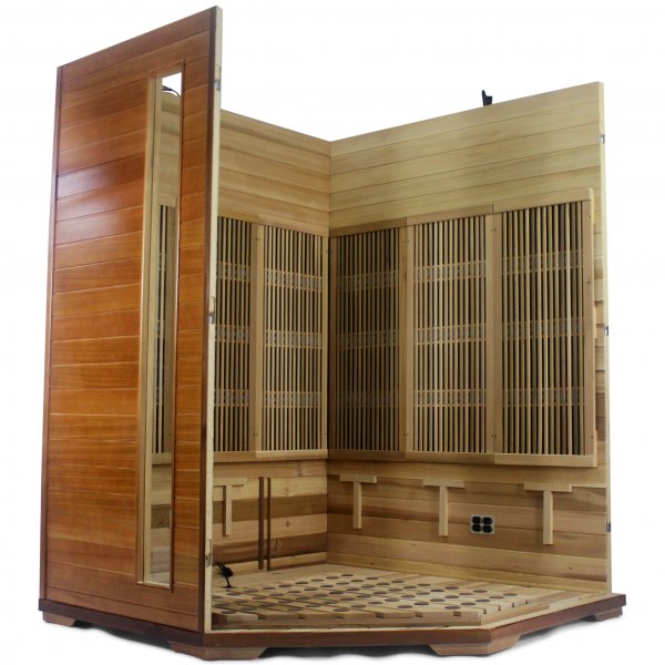 Infrarød badstue - 5 personer | Full høyde 210cm | Saarijärvi Infrarød badstue - 5 personer | Full høyde 210cm | Saarijärvi