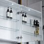 Speilskap 100x70cm | LED lys