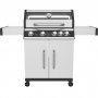 Gasgrill 14,5 kW - 4 rustfrie brennere + 1 sidebrenner - St. Louis