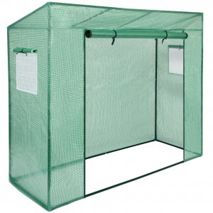 Drivhus i plast 1,54m² | Stålramme med PE plastdeksel Drivhus i plast 1,54m² | Stålramme med PE plastdeksel