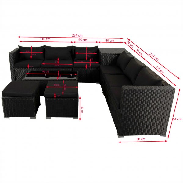 Loungegruppe| Lyfco Djursvik | Innebygd oppbevaring | Grå kunstrotting Loungegruppe| Lyfco Djursvik | Innebygd oppbevaring | Grå kunstrotting