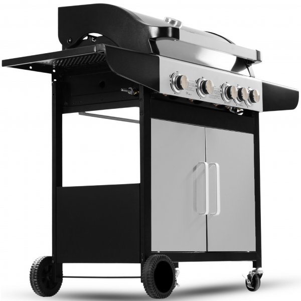 Gassgrill med 4 rustfrie brennere - Charleston Gassgrill med 4 rustfrie brennere - Charleston