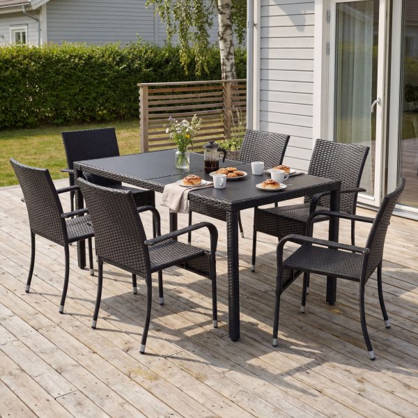 Utendørs spisegruppe | 6 stoler Utendørs spisegruppe | 6 stoler