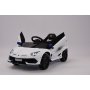 Elektrisk bil for barn Lamborghini | 12V, 2x390 motorer, 4,5Ah, hvit