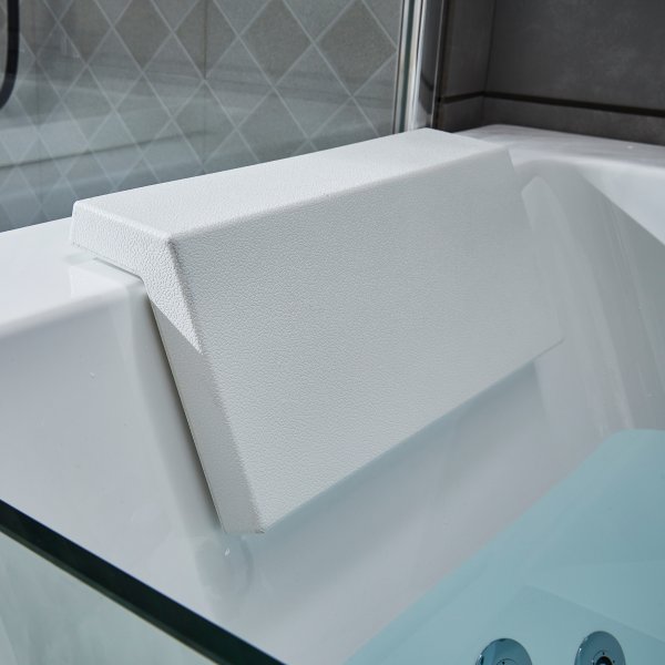 Boblebadekar med glassfront og varmeelement 170x80 cm | BK-020