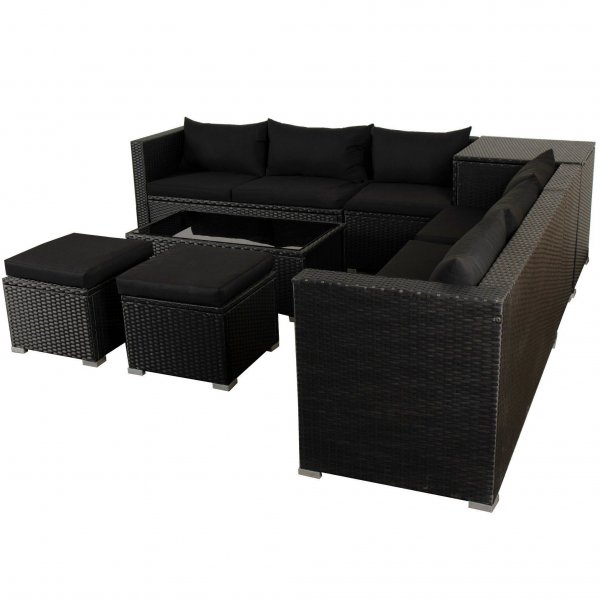 Loungegruppe| Lyfco Djursvik | Innebygd oppbevaring | Grå kunstrotting Loungegruppe| Lyfco Djursvik | Innebygd oppbevaring | Grå kunstrotting