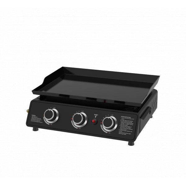 Portabel stekehelle | Stekebord med 3 brennere for enkel og fleksibel grilling | CampMate Portabel stekehelle | Stekebord med 3 brennere for enkel og fleksibel grilling | CampMate