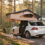 Taktelt softshell 240x160 cm | 10000 mm vanntett, madrass og stige inkludert, Trekkrunner