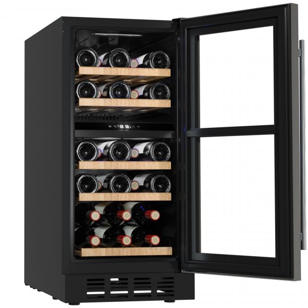 Vinkjler for 26 flasker | Ekstra stillegende | LED-belysning