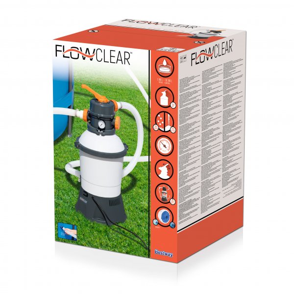 Bestway Flowclear sandfilterpumpe 3028l/t (58515) Bestway Flowclear sandfilterpumpe 3028l/t (58515)