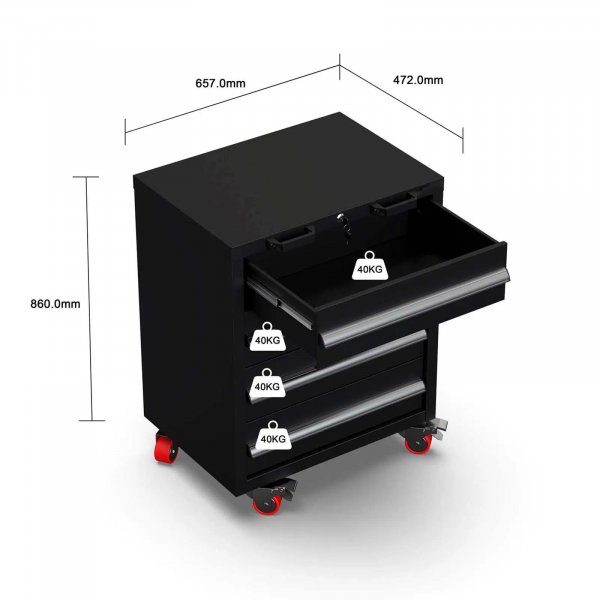 Komplett garasjeinnredning - Svart Komplett garasjeinnredning - Svart