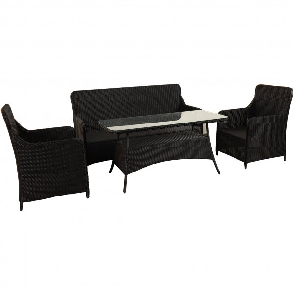 Sofagruppe utembler | Innebygd oppbevaring | Gr kunstrotting | Sanns