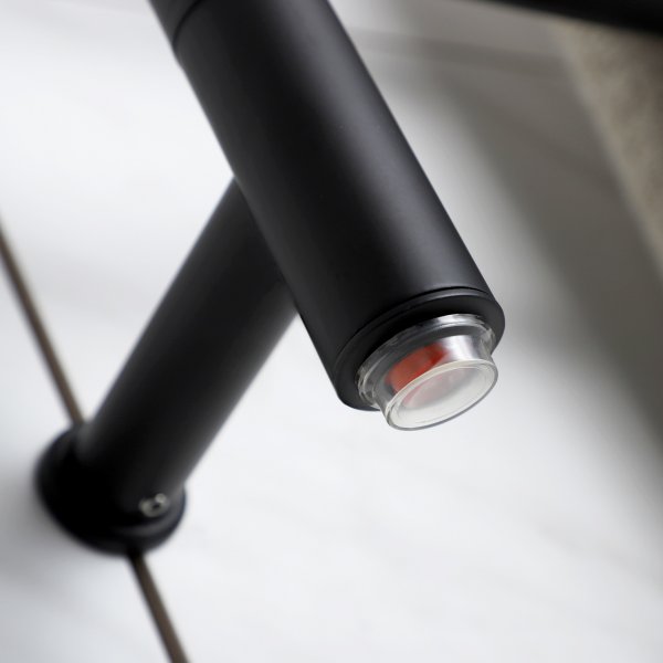 Stor elektrisk hndklestang 63x55x12,5cm | 9007 | Svart