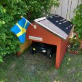 Kundebilde Hus/garasje for robotgressklipper - 104x86 cm