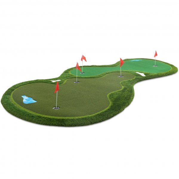 Golf Mat Pro | Doble greener og vannhinder | 4x2m Golf Mat Pro | Doble greener og vannhinder | 4x2m