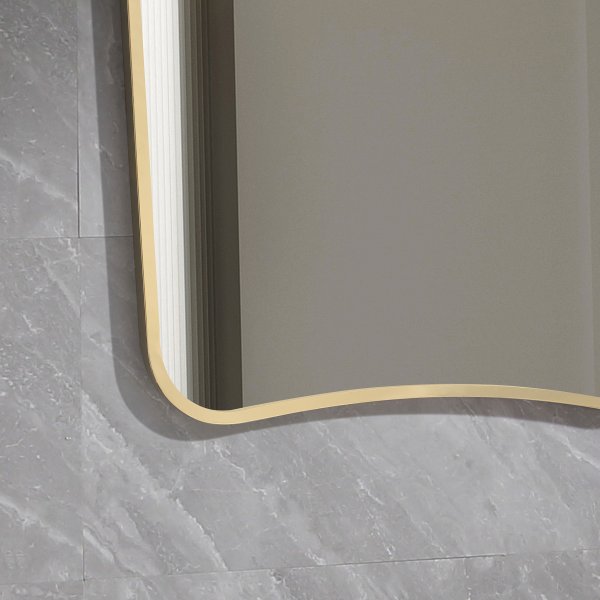 Speil med avrundede former - TIFFANY GOLD Speil med avrundede former - TIFFANY GOLD