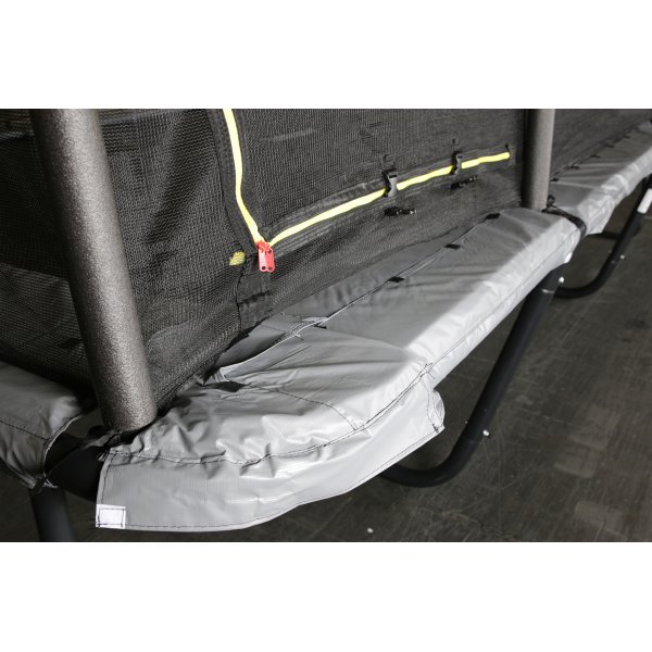 Rektangul�r trampoline 4,58x3,05 m Pro | Stor hage trampoline, rektangul�r design