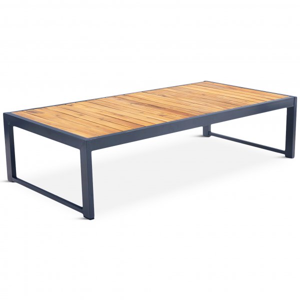 Stilren loungesett i oljet akasie - Dalar