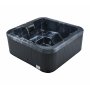 Spabad 190x190 cm for 4�6 personer | Zeus Blackline med Balboa� og Lucite�