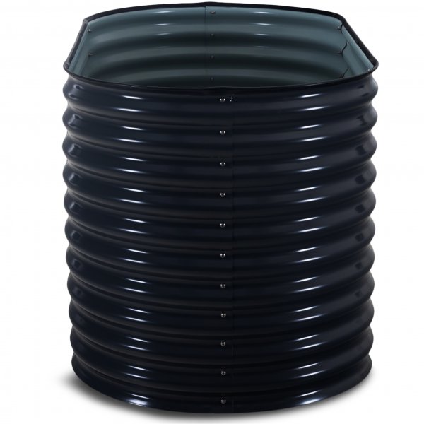 Vokseboks i galvanisert stl | 160 cm