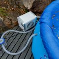Kundebilde Bassengvarmepumpe 3kW for overjordisk basseng | Splash - Hvit: Fungerer veldig bra