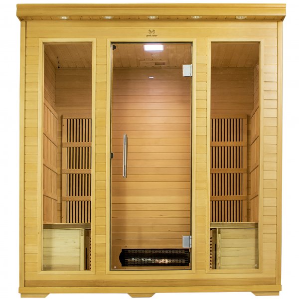 Infrarød sauna - 4 personer | Full høyde 210cm | Løyly Infrarød sauna - 4 personer | Full høyde 210cm | Løyly