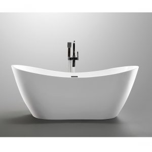 Frittst�ende badekar i hvit akryl 180 cm | Metis