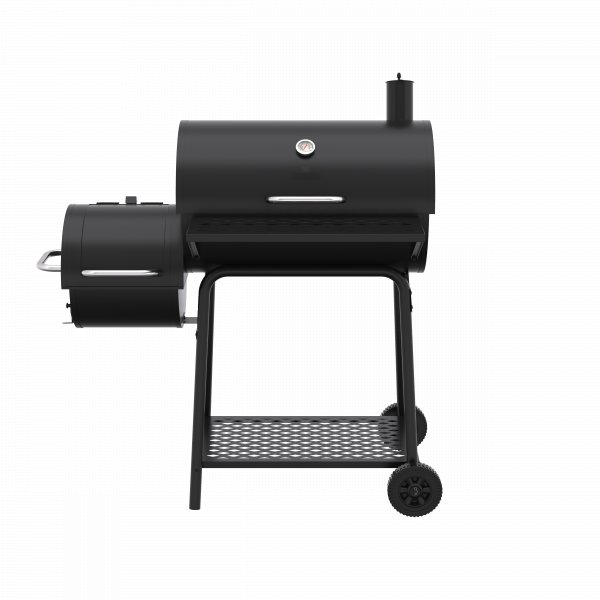 Kombinert kullgrill og r�yker med skorstein og sidekammer | 2026 Memphis