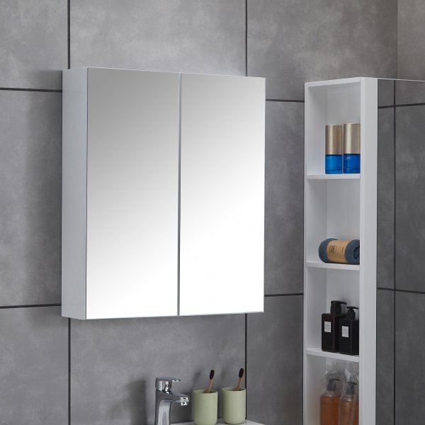 Stort baderomspakke | Kommode med vask| Høyglans hvit Stort baderomspakke | Kommode med vask| Høyglans hvit