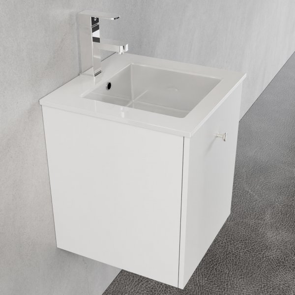 Liten kommode 40cm | Nedfelt vask | Vilmer hvit Liten kommode 40cm | Nedfelt vask | Vilmer hvit