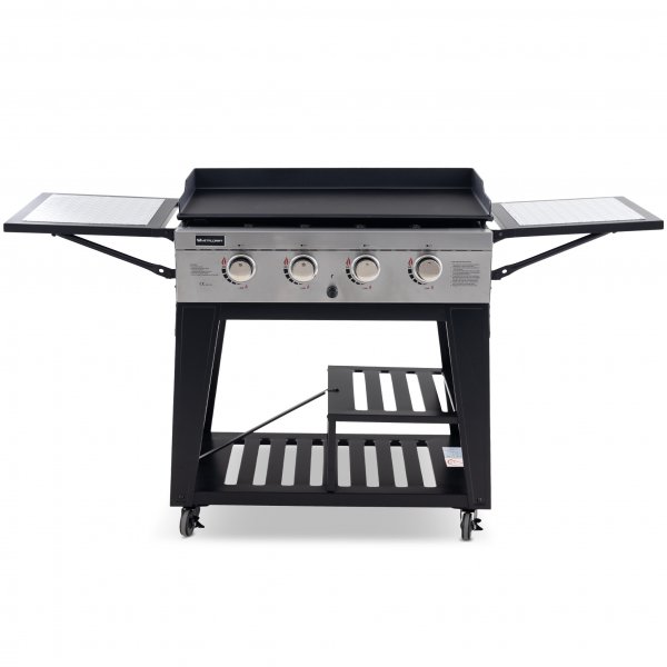 Gassdrevet stekebord 16 kW - 4 rustfrie brennere - Lockhart