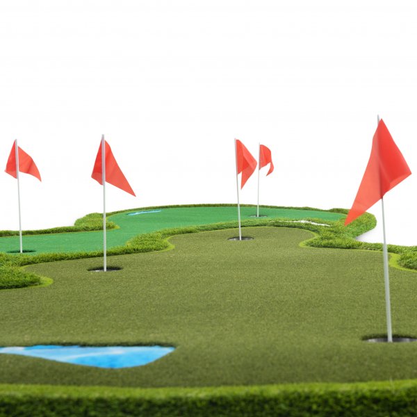 Golf Mat Pro | Doble greener og vannhinder | 4x2m Golf Mat Pro | Doble greener og vannhinder | 4x2m