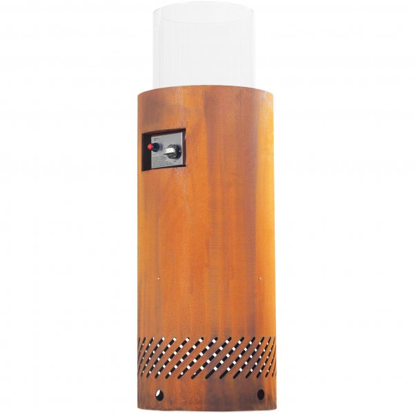 Gasdrevet eldsted i cortenstål | For utemiljø | Fredrika Gasdrevet eldsted i cortenstål | For utemiljø | Fredrika