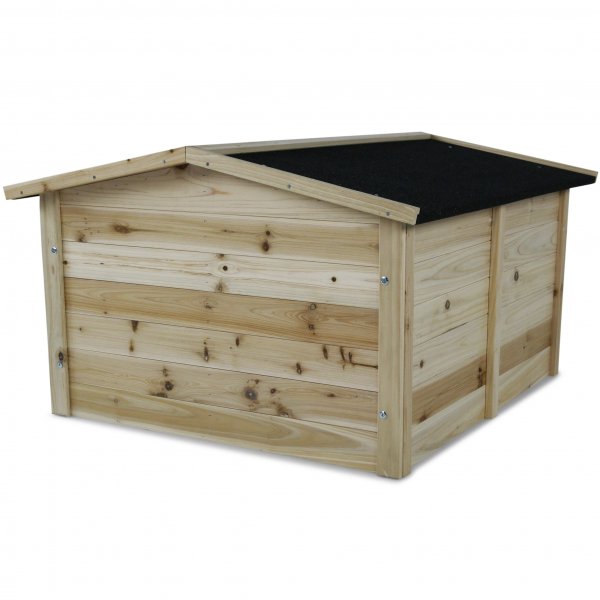 Garasje til robotgressklipper 87 x 80 cm | Beskytter mot regn og sol