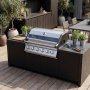 Rustfri gassgrill | 5 Brennere & Infrar�d Bakbrenner | Ohio