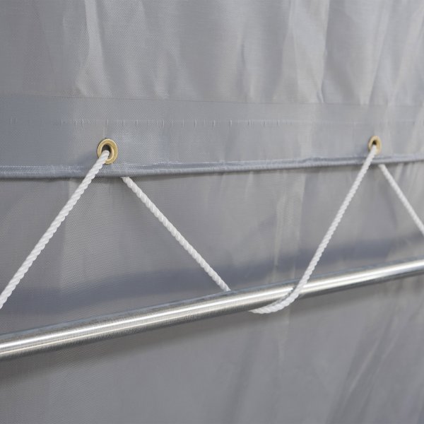 Lagertelt 7x7m - 49m - 620g/m PVC - Gr