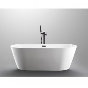 Frittst�ende badekar i hvit akryl 160 cm | Medea